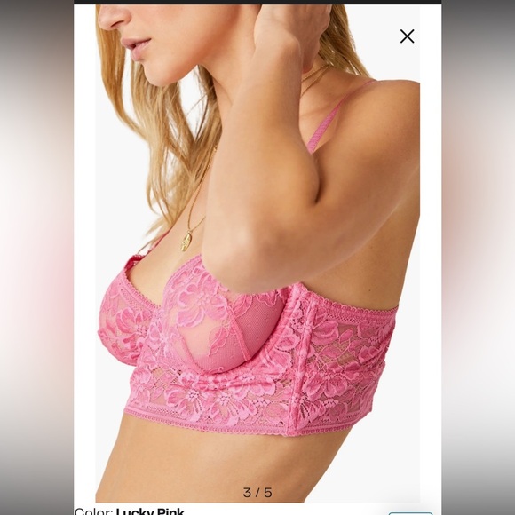 NWOT Free people Sorento Demi Longline Underwire Bra - Picture 3 of 10